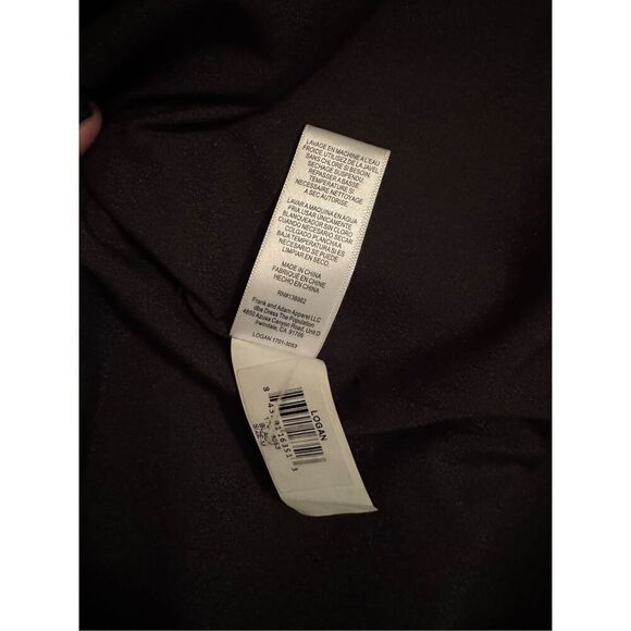 Dress the Population Gown Women Black Medium Logan Crepe Off Shoulder Sweetheart - Picture 12 of 12